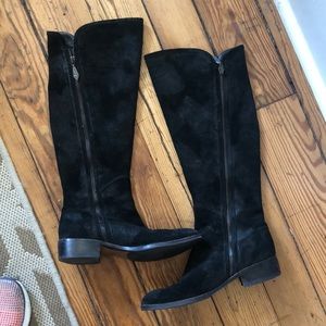 Donald J Pliner Suede Boots Zipper